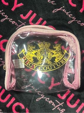 Juicy Couture Clear Makeup Bag